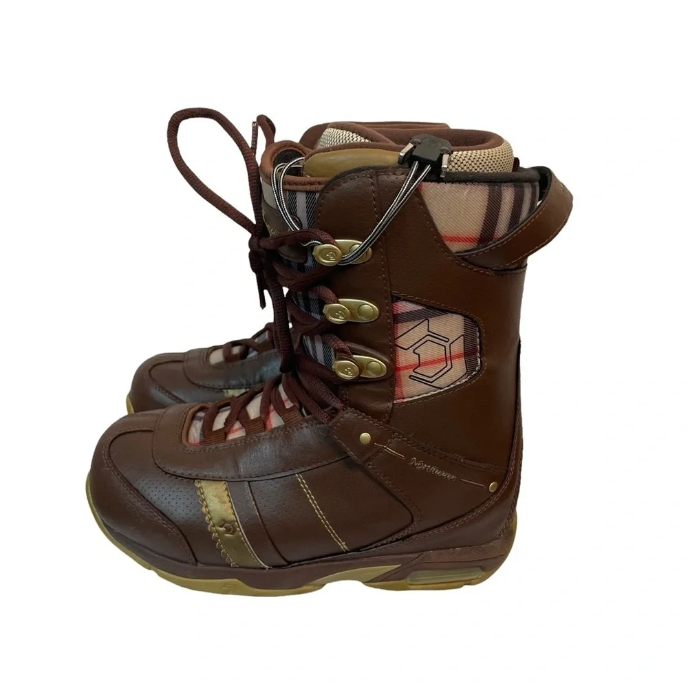 Northwave | Legend Lady Brown Plaid Snowboard Boots